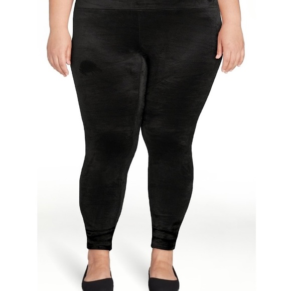 No Boundaries High Waist Plush Velour Christmas Leggings: size: Juniors XXXL(21) - Picture 7 of 7